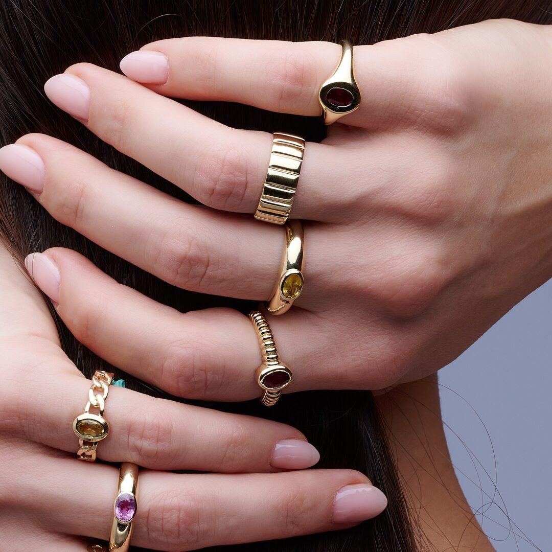 Golden Glimmer Ring (Yellow Sapphire) - Image 3