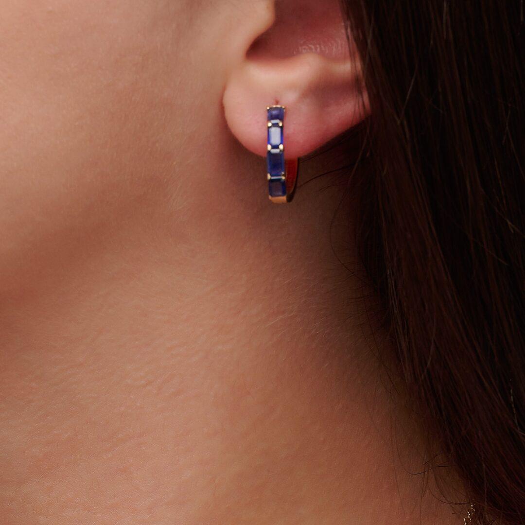 Sapphire Dreams Earrings - Image 2