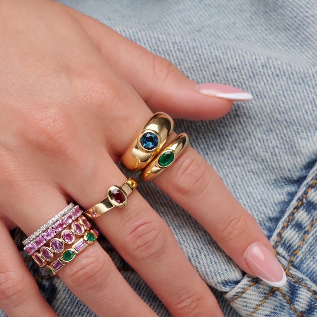 Emerald Essence Ring (Emerald, 18K Gold) - Image 2