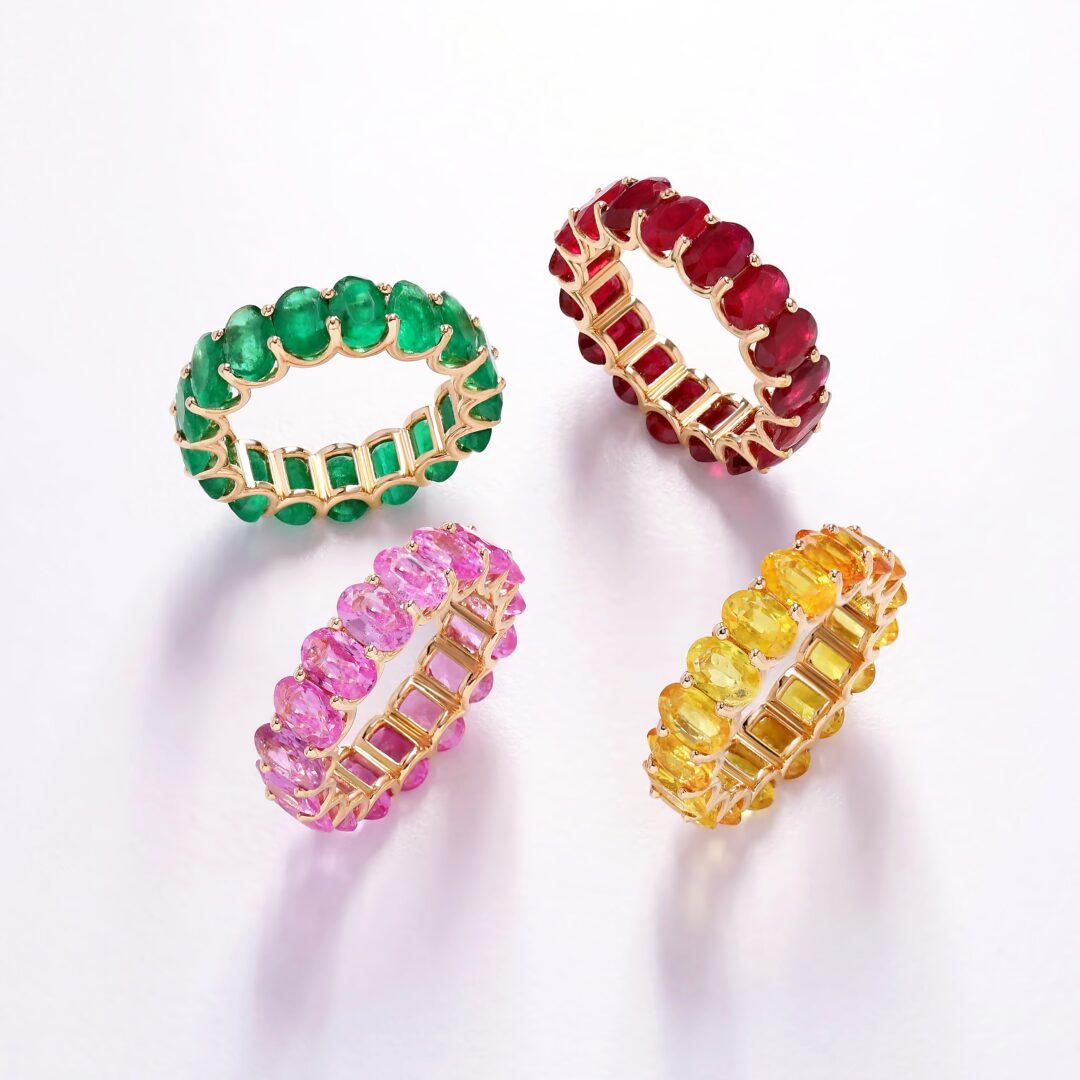 Olive Oasis Sapphire Ring - Image 2
