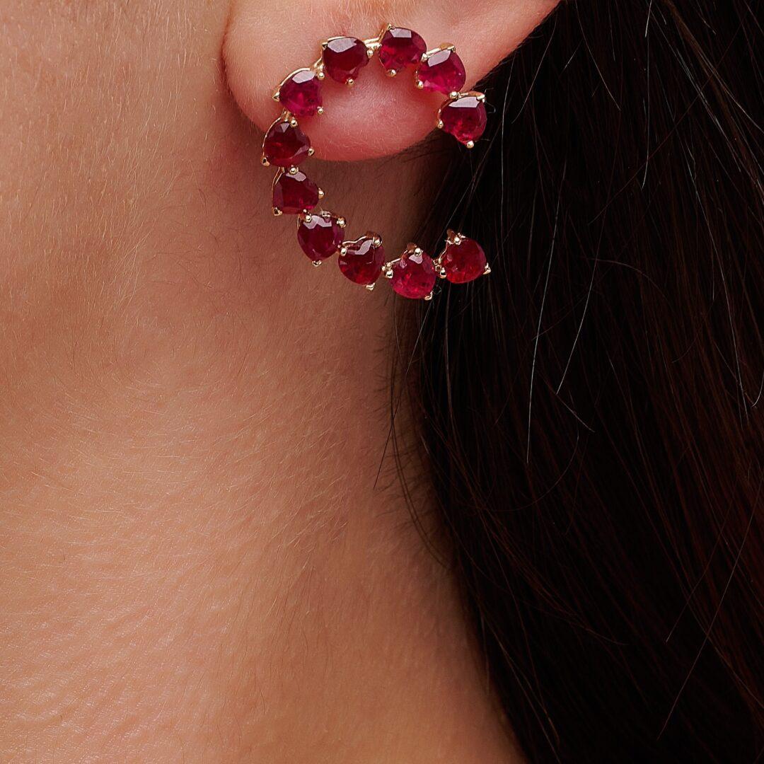 Ruby Romance Earrings - Image 2