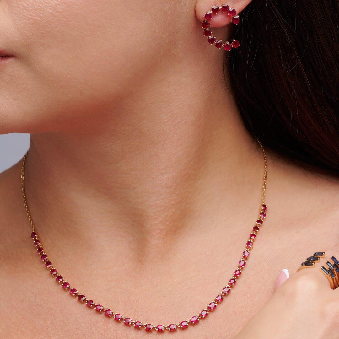 Ruby Romance Earrings - Image 3