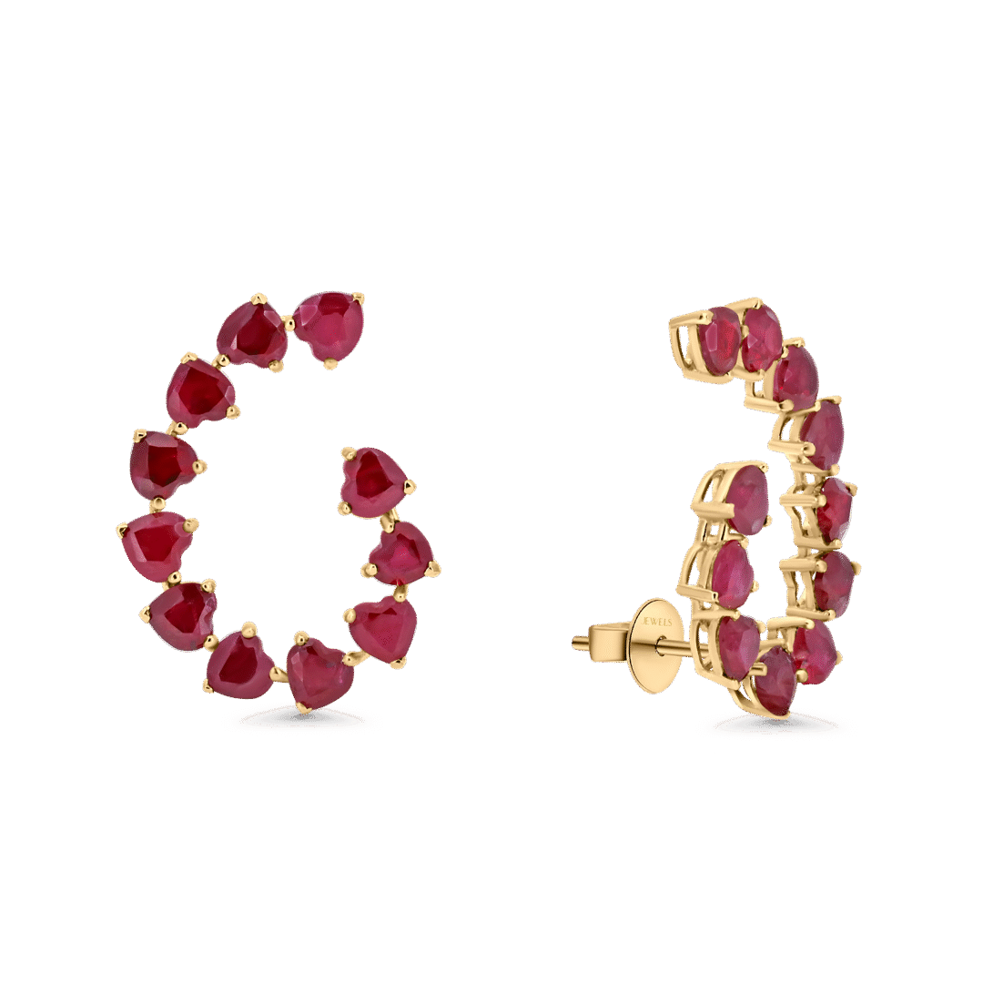 Ruby Romance Earrings
