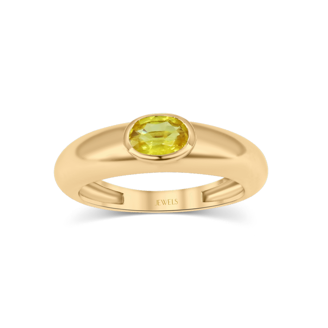 Golden Glimmer Ring (Yellow Sapphire)