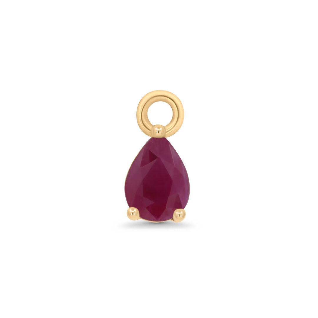 Crimson Drop Charm