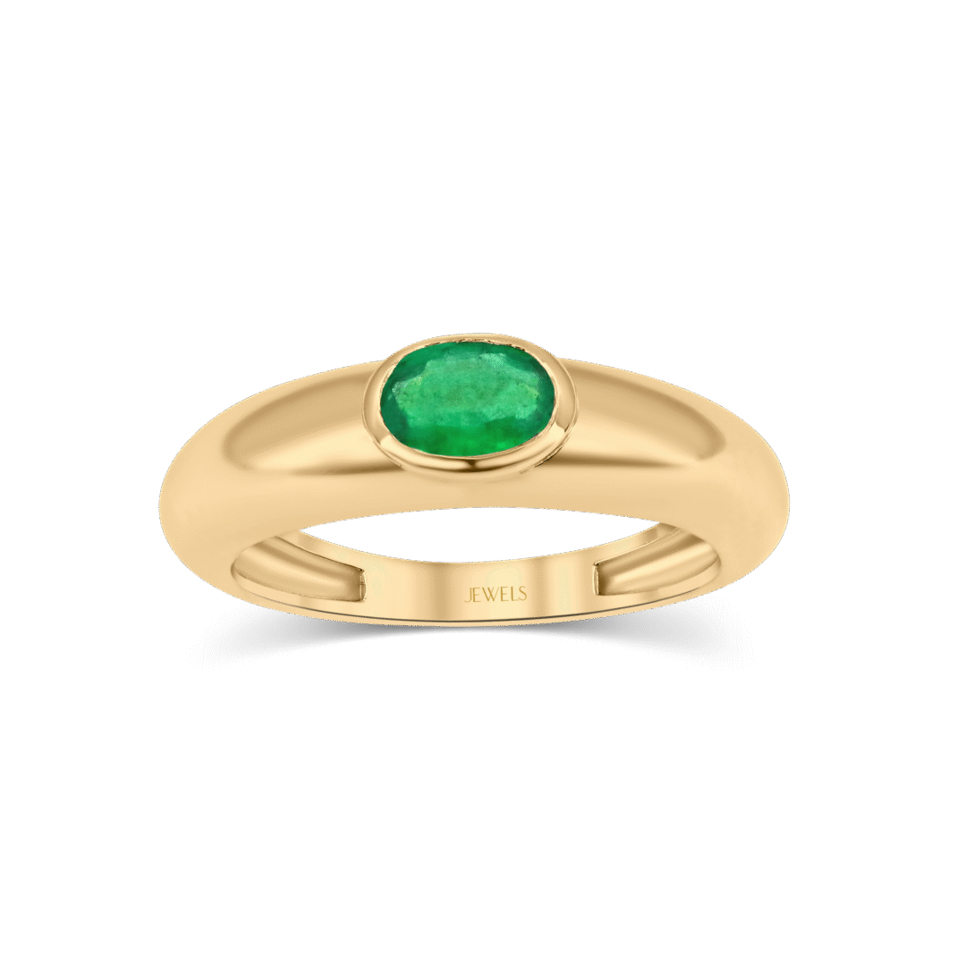 Emerald Essence Ring (Emerald, 18K Gold)