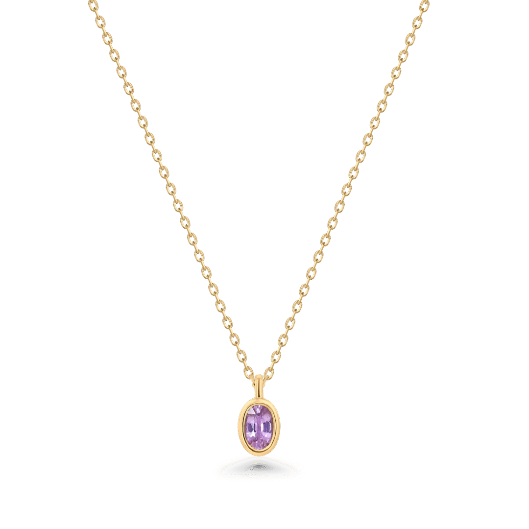 Pink Petal Sapphire Pendant
