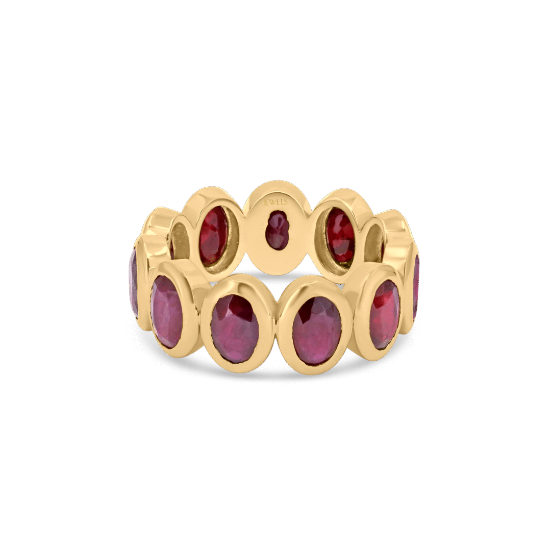 Scarlet Symphony Ring (Ruby, 18K Gold)
