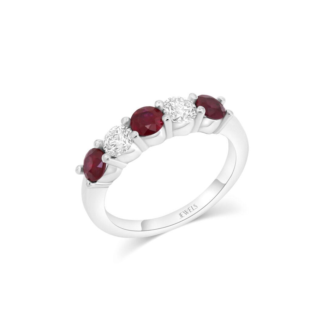 Scarlet Radiance Ruby Ring