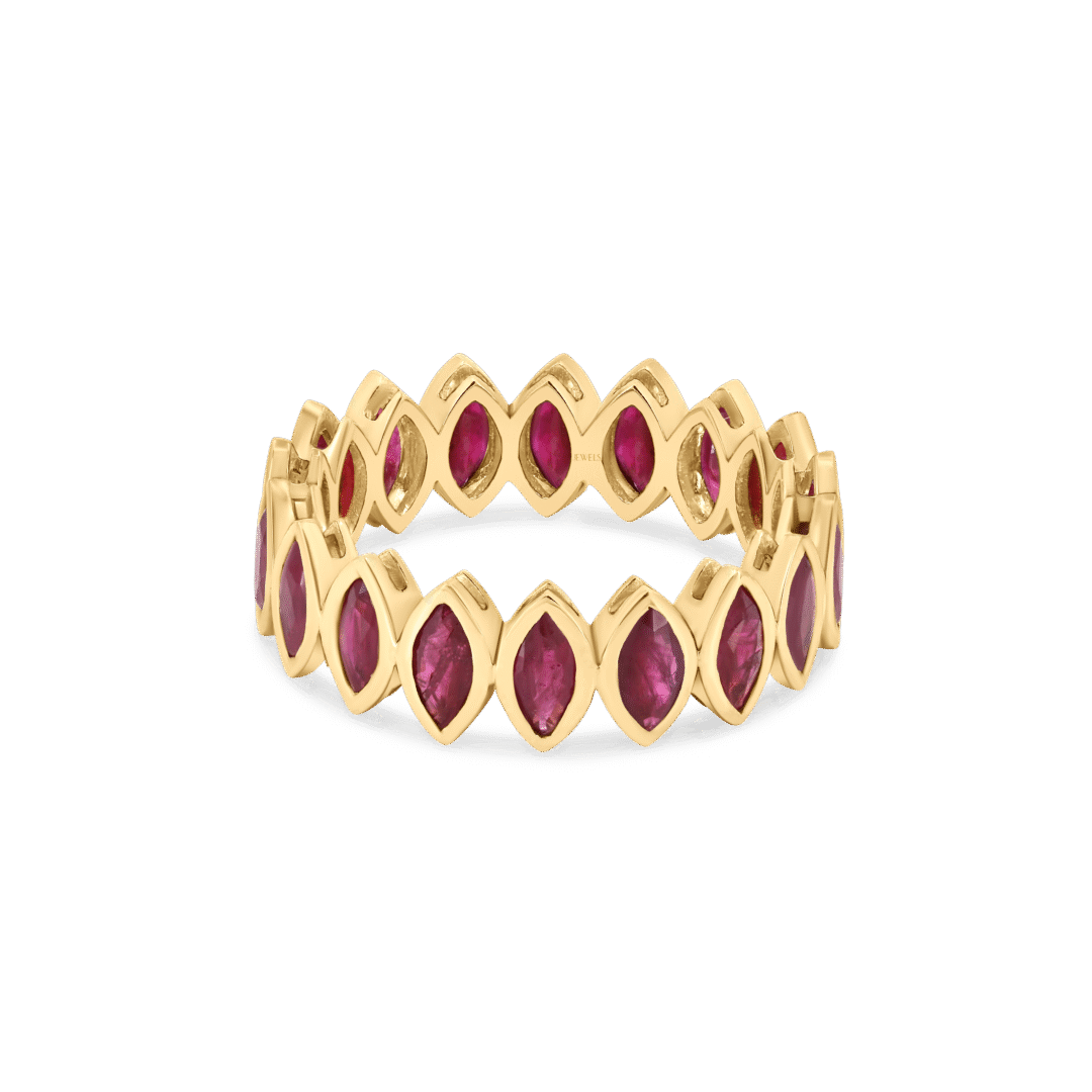 Ruby Marquize Eternity Ring