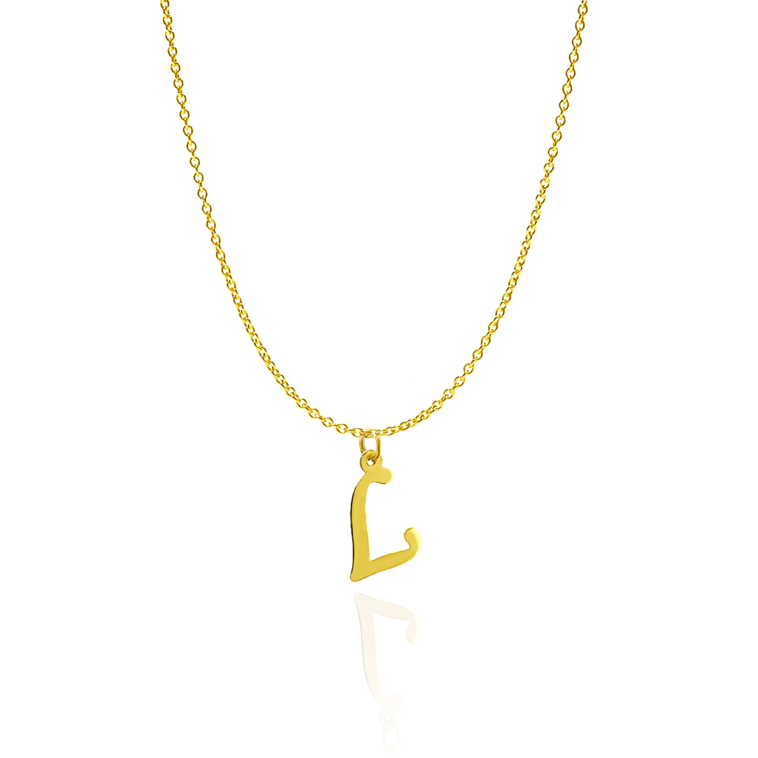 L INITIAL NECKLACE