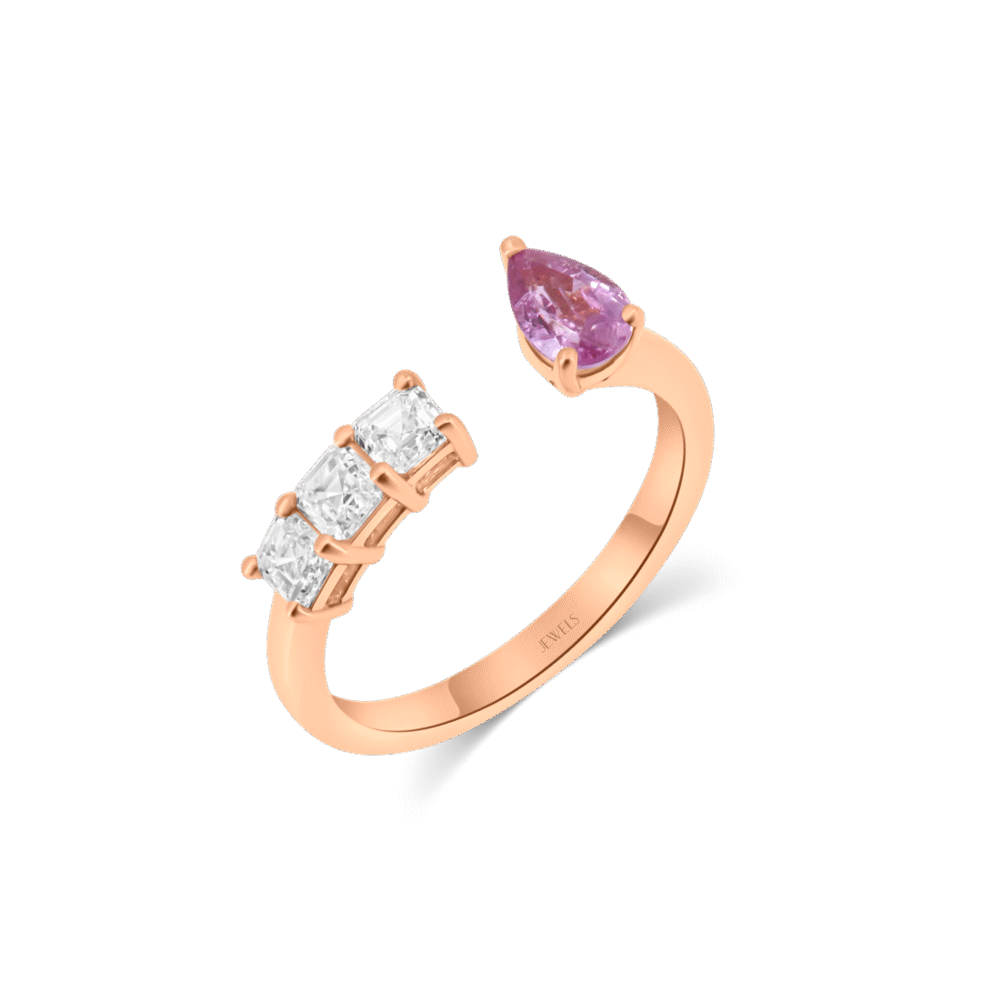 Blush Frost Ring
