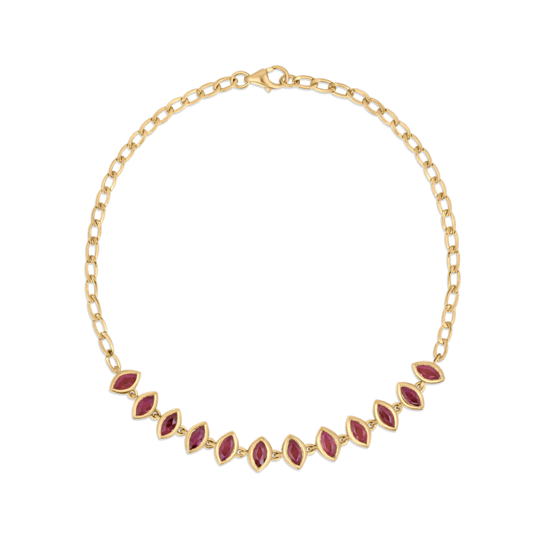 Marquise Ruby Firestorm Bracelet