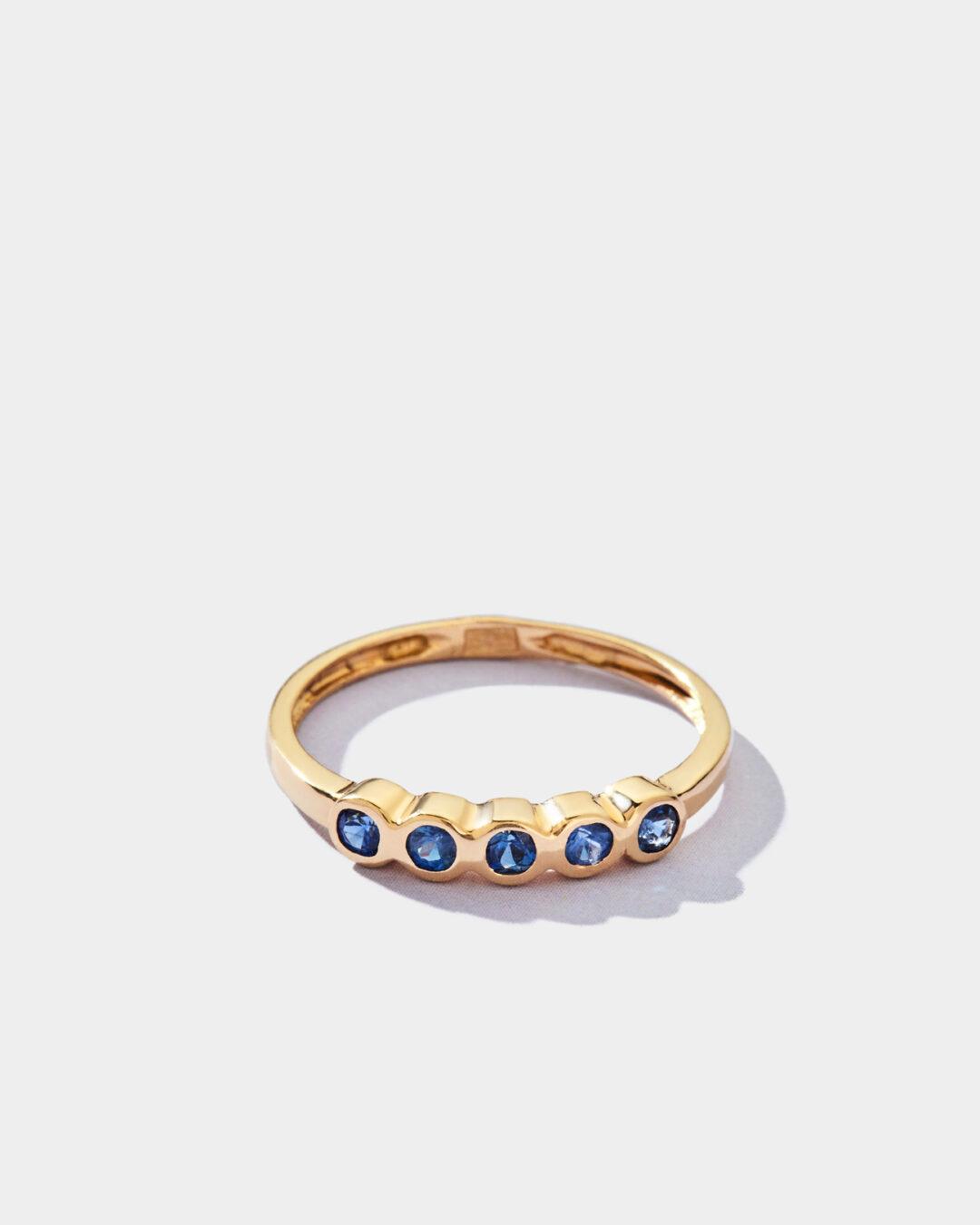 Five Stone Ring Sapphire