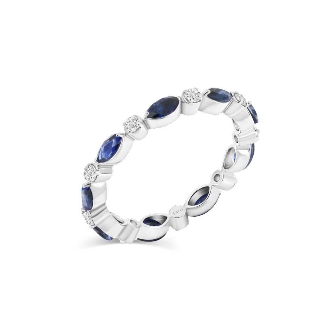 Lunar Glow Eternity Ring