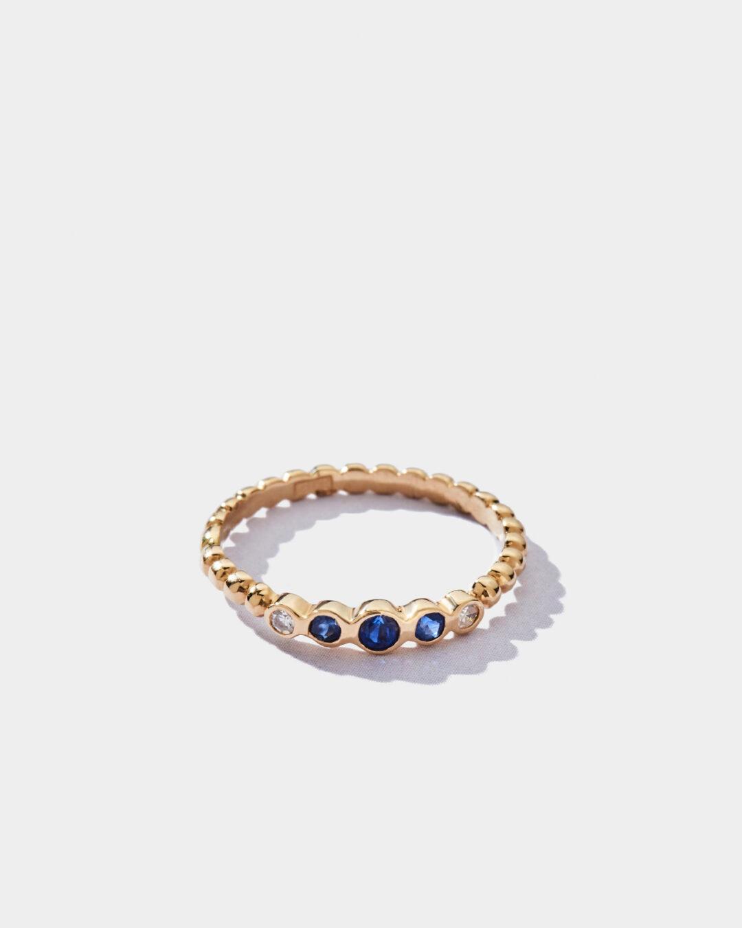 Cassiopeia Ring Diamond & Sapphire - Image 2