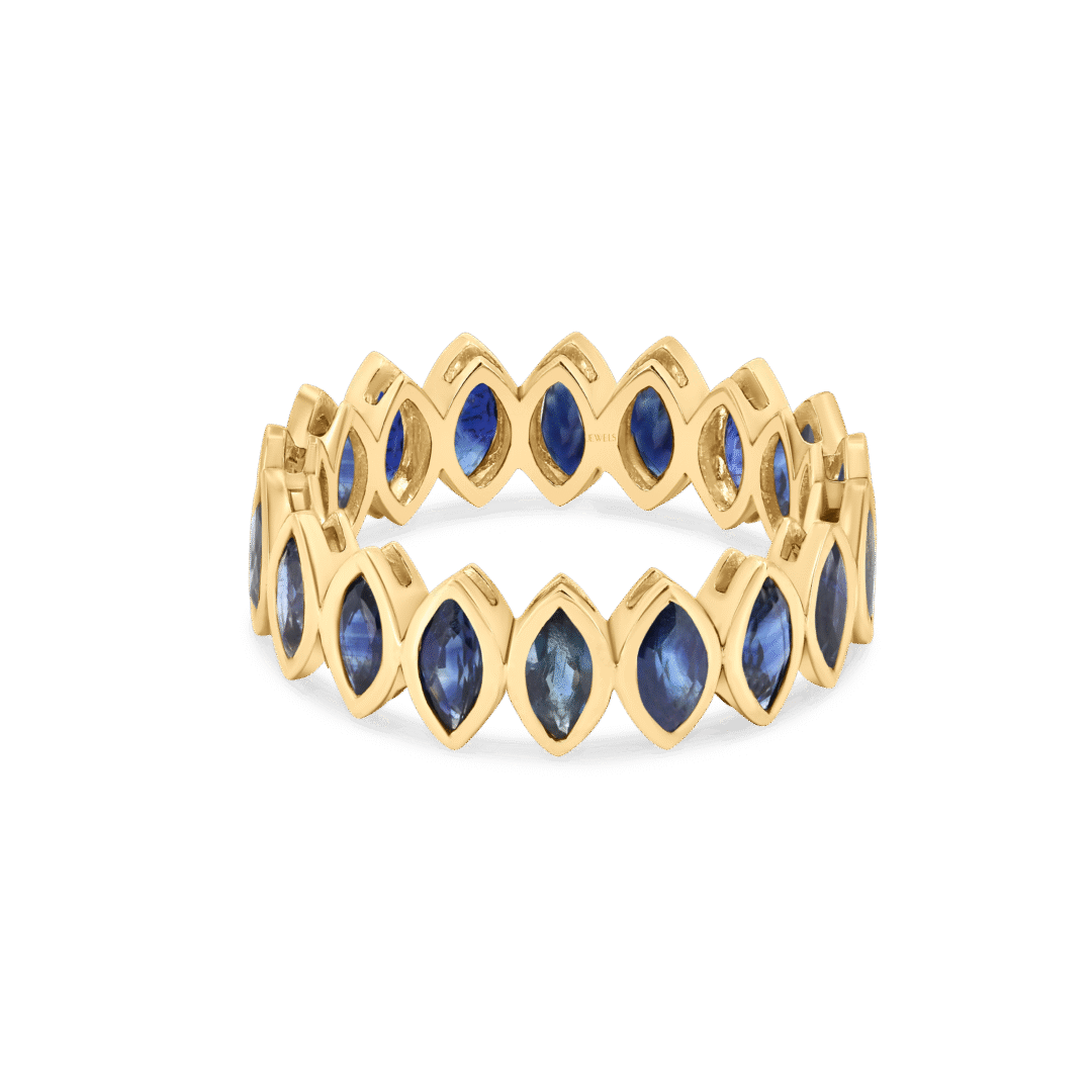 Midnight Marquize Eternity Ring