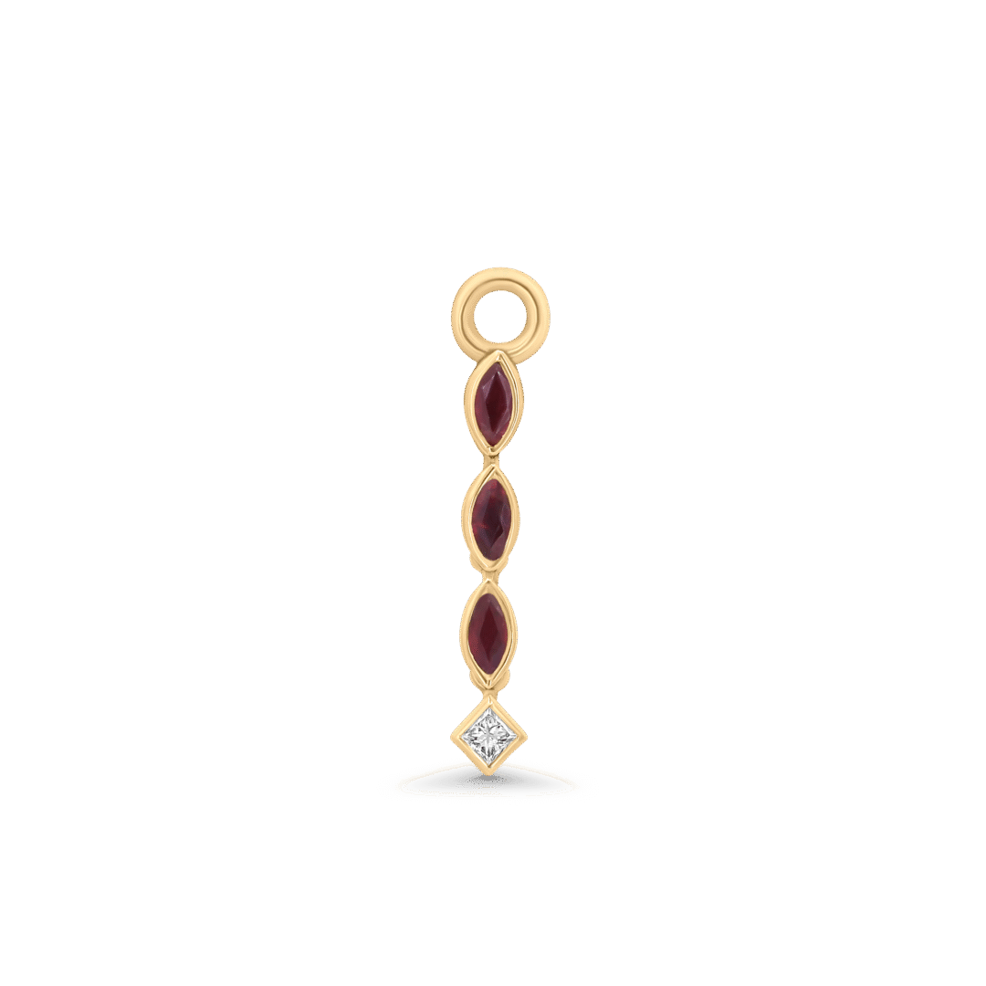 Ruby Drop pendant