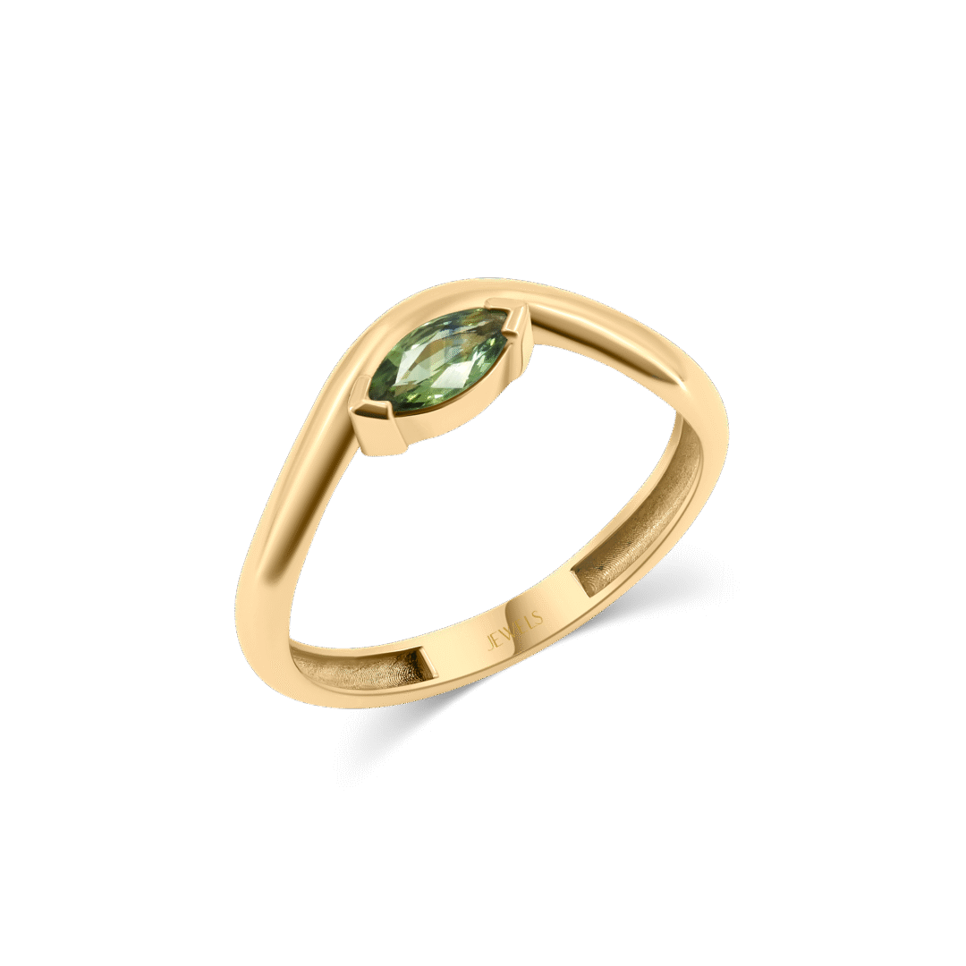 Marquise Peridot Ring