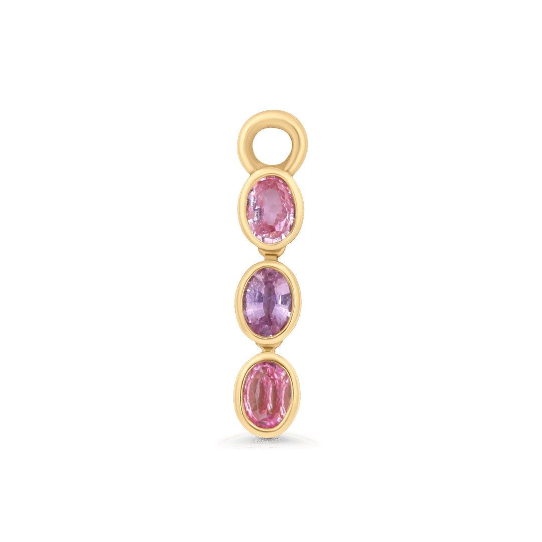 Pink Sapphire Cascade Pendant