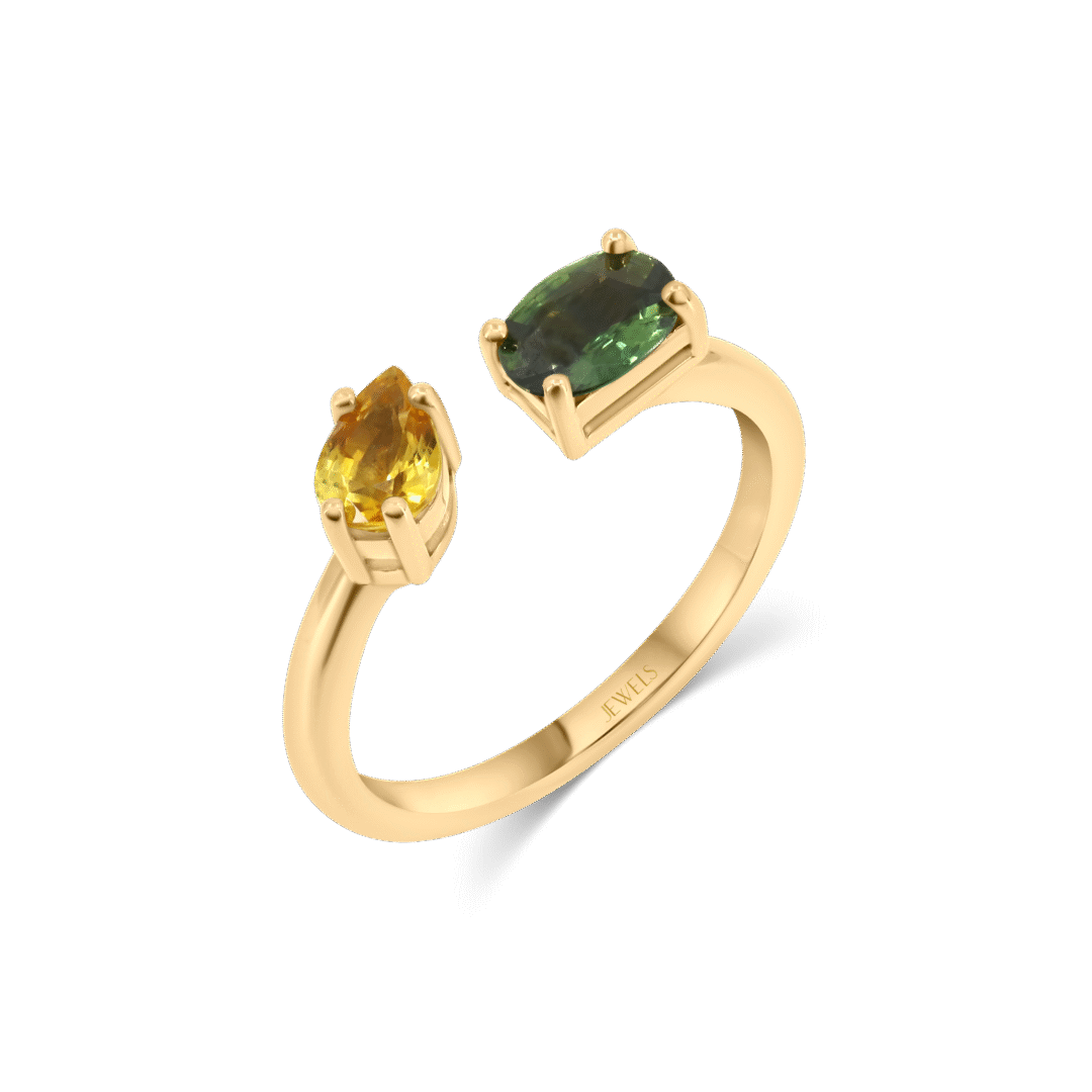 Golden Forest Duo Ring
