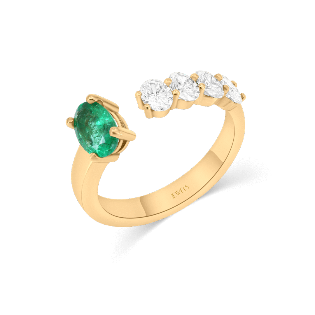 Emerald Harmony Ring