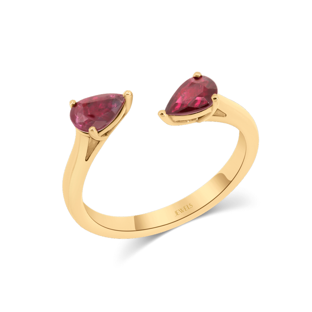 Ruby Duet Ring