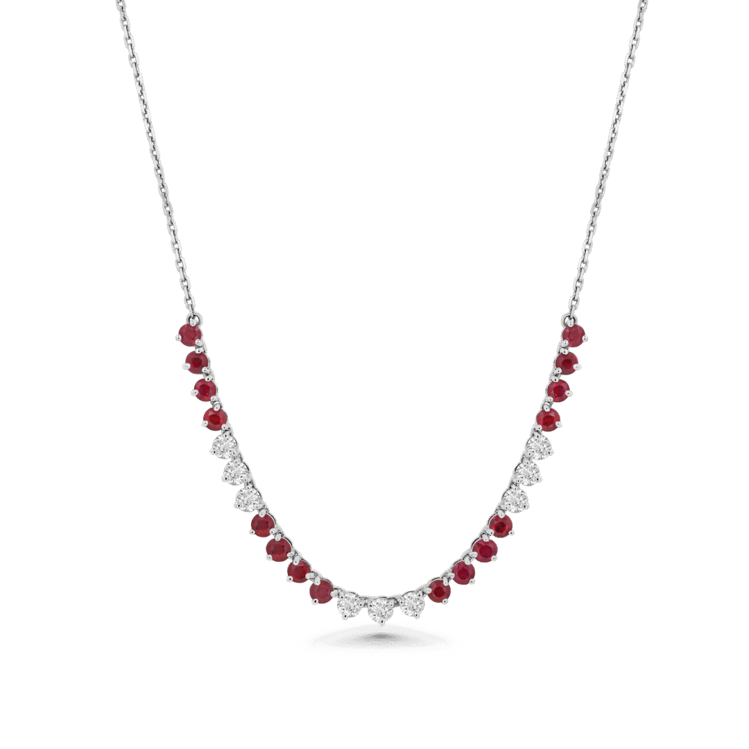 Scarlet Radiance Ruby Necklace